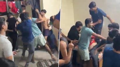 Abuses, punches, kicks: All-out brawl as students group clash at Noida University hostel; WATCH dramatic video