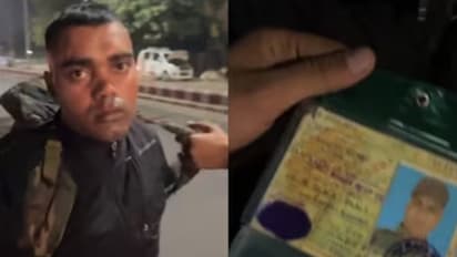 പോക്കറ്റിൽ ആർമി ഐഡി കാർഡ്, ചോദിച്ചപ്പോൾ നെറ്റിൽ നിന്ന് എടുത്തതെന്ന്; ബാഗിൽ യൂണിഫോമും ഷൂസും, യുവാവ് പിടിയിൽ 