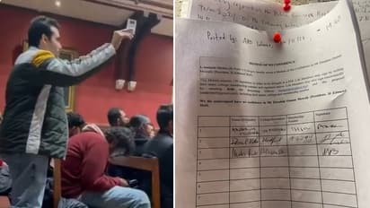 Oxford Union's Kashmir debate: Indian student dubs president 'stooge of Pakistan, ISI'; protests erupt (WATCH)