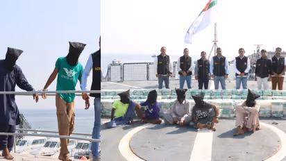 രജിസ്ട്രേഷനില്ലാത്ത ബോട്ട്, വളഞ്ഞ് പൊലീസും നാവിക സേനയും; ഗുജറാത്തിൽ നിന്ന് 700 കിലോ മെത്ത് പിടികൂടി, അറസ്റ്റ്