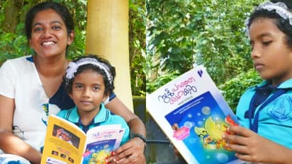 രണ്ടാം ക്ലാസുകാരി മെയ് സിത്താരയുടെ കഥ, പഠിക്കുന്നത് ചേട്ടൻമാരും ചേച്ചിമാരും; 'പൂമ്പാറ്റുമ്മ' പഠപുസ്തകത്തിൽ