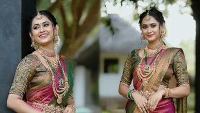 ഒരു വധുവിനെപ്പോലെ ഒരുങ്ങി 'പത്തരമാറ്റി'ലെ നയന; ഫോട്ടോഷൂട്ട് ചിത്രങ്ങള്‍