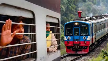 ಮಾಡಬಾರದ ಕೆಲಸ ಮಾಡಿದ ರೈಲ್ವೆ ಉದ್ಯೋಗಿ: ವೀಡಿಯೋ ವೈರಲ್ 
