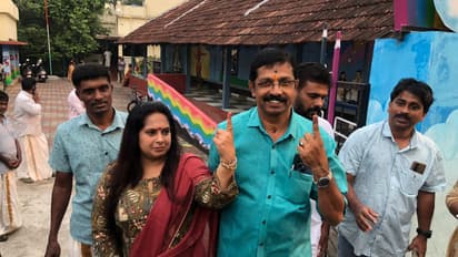 'വികസനത്തിനായി ജനങ്ങൾ വോട്ട് ചെയ്യും, വിജയപ്രതീക്ഷയിൽ തന്നെയാണ്': ബിജെപി സ്ഥാനാര്ത്ഥി സി കൃഷ്ണകുമാർ