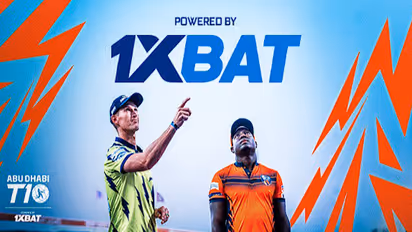 1xBat announced as the “POWERED BY” sponsor for the Abu Dhabi T10 2024 edition.