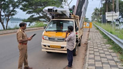 എംവിഡി ഉദ്യോഗസ്ഥർ കൈകാണിച്ചും നിർത്തിയില്ല; ഗുഡ്സ് വണ്ടി ഓടിച്ചത് ലൈസൻസില്ലാതെ, ഡ്രൈവർക്കും ഉടമയ്ക്കും കേസ്