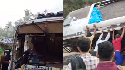 കണ്ണൂരിൽ ശബരിമല തീര്ത്ഥാടകര് സഞ്ചരിച്ച ബസ് നിയന്ത്രണം വിട്ട് മറിഞ്ഞ് അപകടം; തീര്ത്ഥാടകര്ക്ക് പരിക്ക്