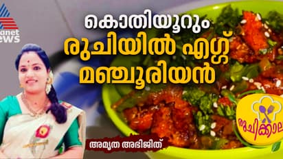 മുട്ട കൊണ്ട് രുചികരമായ മഞ്ചൂരിയൻ ; റെസിപ്പി