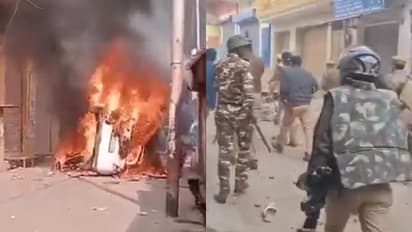 Tensions escalate in UP's Sambhal over masjid survey, police fire tear gas as protesters pelt stones (WATCH)
