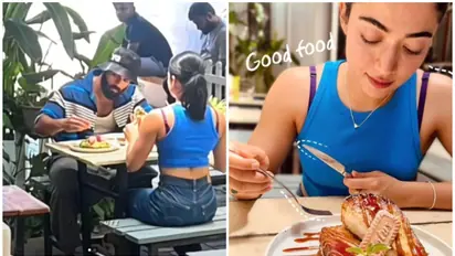 PHOTOS: Vijay Deverakonda-Rashmika Mandanna enjoy cozy lunch date amid relationship rumors