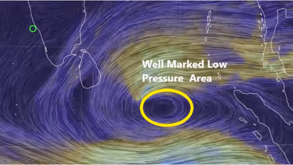 ബംഗാൾ ഉൾക്കടലിന് മുകളിൽ ശക്തികൂടിയ ന്യൂനമർദ്ദം, നാളെ തീവ്രന്യൂനമർദ്ദമാകും, 27നും 28നും മഴ ശക്തമാകും
