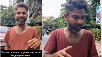 Viral video shows man, ex-techie in Frankfurt, begging on Bengaluru streets; Internet is heartbroken (WATCH)