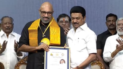 தமிழ்நாடு செழிப்பாக உள்ளது; "கலைஞர்" விருது பெற்ற சத்யராஜ் - முதல்வர் ஸ்டாலினுக்கு புகழாரம்!