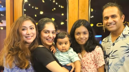 മരുമകനെ കണ്ട സന്തോഷത്തിൽ ആര്യ; അർച്ചന സുശീലനും കുടുംബത്തോടുമൊപ്പം താരം