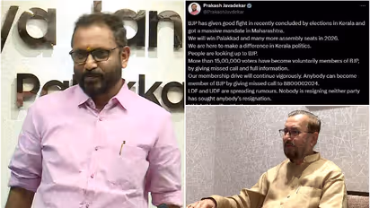 'Nobody is resigning...' Prakash Javadekar denies reports of K Surendran’s resignation as Kerala BJP chief
