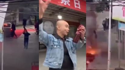 കൊലക്കേസിൽ ശിക്ഷ കഴിഞ്ഞു, റെഡ് കാർപ്പറ്റും പാർട്ടിയും പടക്കം പൊട്ടിക്കലുമായി ഇരയുടെ വീടിന് മുന്നിൽ ആഘോഷം 