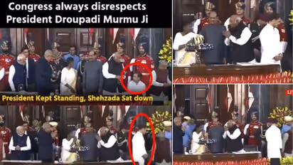 Rahul Gandhi 'disrespects' President Murmu in Parliament, BJP calls out Congress leader's arrogance (WATCH)