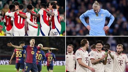 Champions League round up: Arsenal dominate Sporting, Man City stumble, Barcelona win, Bayern beat PSG & more