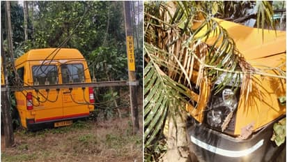 നിയന്ത്രണം വിട്ട സ്കൂൾ ബസ് മരത്തിൽ ഇടിച്ച് അപകടം; 19 വിദ്യാര്ത്ഥികള്ക്കും മൂന്ന് സ്റ്റാഫുകള്ക്കും പരിക്ക്