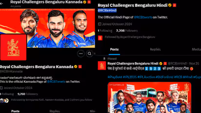 IPL 2025: Royal Challengers Bengaluru face online heat for RCB Hindi X page; Kannadigas demand removal