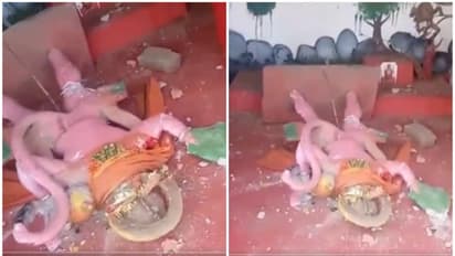 Outrage after Lord Hanuman's idol vandalised at Bengal temple, BJP's Suvendu Adhikari calls for action (WATCH)