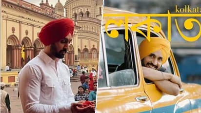 Diljit Dosanjh in Kolkata: Singer enjoys 'Yellow Taxi' ride, visits Dakshineswar Temple, Howrah Bridge & more