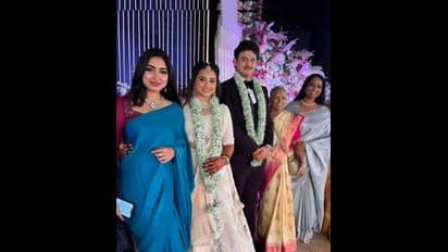 ಅದ್ಧೂರಿಯಾಗಿ ನಡೆಯಿತು ಚಂದನಾ- ಪ್ರತ್ಯಕ್ಷ್ ರಿಸೆಪ್ಶನ್ ; ಲೆಹೆಂಗಾದಲ್ಲಿ ಮಿಂಚಿದ ಚಿನ್ನು ಮರಿ