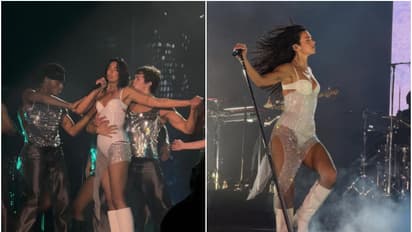 Dua Lipa performs mashup of 'Levitating', 'Woh Ladki Jo'; Suhana Khan, Radhika Ambani attend concert | WATCH