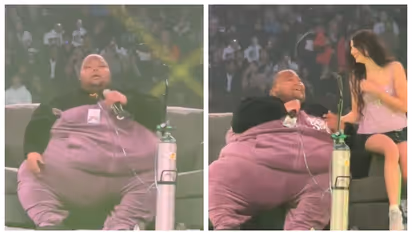 ഓക്സിജൻ സിലിണ്ടറിന്‍റെ സഹായത്തോടെ പാട്ട് പാടി റാപ്പർ ഡേവ് ബ്ലണ്ട്സ്; വീഡിയോ കണ്ടത് 71 ലക്ഷം പേര്‍ 