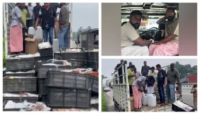 മുന്തിരി ലോഡുമായി പിക്കപ്പ് ലോറി,  പരിശോധിച്ചേക്കാൻ രഹസ്യവിവരം, 79 കന്നാസ്, 2600 ലിറ്റർ സ്പിരിറ്റ് പിടികൂടി