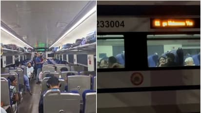 കാസർകോട്-തിരുവനന്തപുരം വന്ദേഭാരത് വഴിയിൽ കുടുങ്ങി; വാതിൽ തുറക്കാൻ കഴിയുന്നില്ല, എസിയും പ്രവർത്തിക്കുന്നില്ല