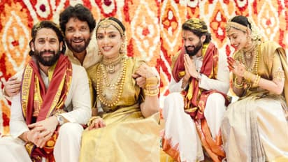 ശോഭിത ധൂലിപാലയും നാഗചൈതന്യയും വിവാഹിതരായി; ആദ്യ ചിത്രങ്ങള് പങ്കുവച്ച് നാഗാര്ജുന