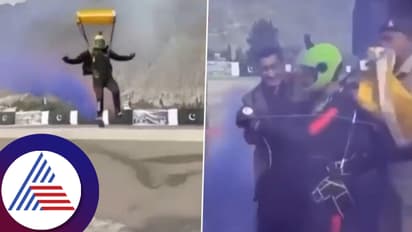 ಗುರಿ ತಪ್ಪಿ ಅತಿಥಿ ಮೈಮೇಲೆಯೇ ಇಳಿದುಬಿಟ್ಟ ಪ್ಯಾರಾಗ್ಲೈಡರ್: ಜನರು ಕಕ್ಕಾಬಿಕ್ಕಿ- ನಕ್ಕು ನಗಿಸುವ ವಿಡಿಯೋ ವೈರಲ್