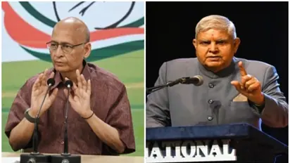 Chaos after cash bundle found on Congress MP Abhishek Manu Singhvi's seat during check in Rajya Sabha (WATCH)