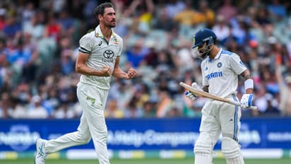 ഇന്ത്യയെ എറിഞ്ഞു വീഴ്ത്തി മിച്ചല് സ്റ്റർക്ക്, നിതീഷ് റെഡ്ഡി ടോപ് സ്കോറർ; ഇന്ത്യ 180ന് പുറത്ത്