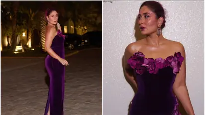 Red Sea Film Festival 2024: Kareena Kapoor Khan oozes glam in floral purple velvet gown [PHOTOS]