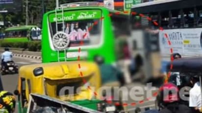 മുന്നോട്ടെടുത്ത കെഎസ്ആർടിസി ബസിനെ ഓവർടേക്ക് ചെയ്ത് സ്വകാര്യ ബസ്; ഇടയിൽപ്പെട്ട് ഞെരുങ്ങി യുവാവിന് ദാരുണാന്ത്യം