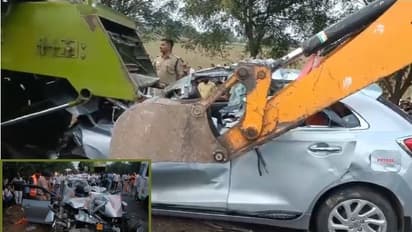 ಕನ್ಯಾ ನೋಡಲು ಹೋದವರು ಕೈಲಾಸ ಸೇರಿದರು: ತೊಗರಿ ಕಟಾವು ಯಂತ್ರಕ್ಕೆ ಕಾರು ಗುದ್ದಿ ಐವರ ಸಾವು!