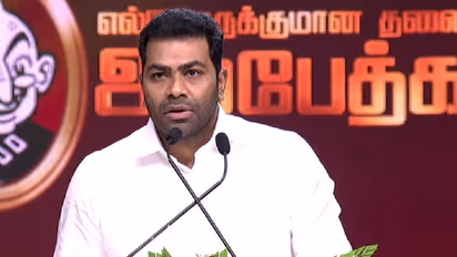 விஜய்யை மேடையிலே வச்சிக்கிட்டு திமுகவை இப்படி சொல்லிட்டாரே? உதயநிதியை விட்டு வைக்காத ஆதவ் அர்ஜுனா! 