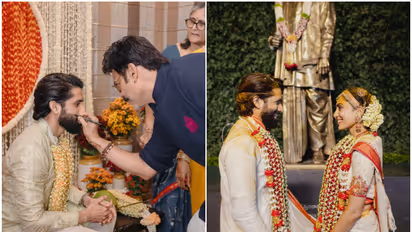 Naga Chaitanya-Sobhita Dhulipala: Ventakesh Daggubati puts 'Kala tika' on groom ahead of wedding