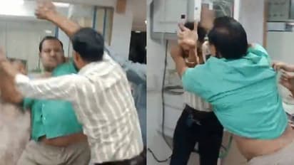 മുടി പിടിച്ചു വലിച്ചു, ഷർട്ട് വലിച്ചു കീറാൻ ശ്രമിച്ചു, ബാങ്കിൽ പൊരിഞ്ഞ അടി, മാനേജരെ അക്രമിച്ച് കസ്റ്റമർ