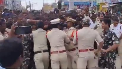 Protest erupts in Andhra's Rayachoti after Ayyappa devotees allegedly attacked by Islamists (WATCH)