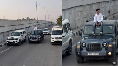 'ഇടിച്ചാലും അച്ഛൻ നോക്കിക്കൊള്ളും'; കാറിന് മുകളിൽ കൗമാരക്കാരന്റെ അപകടകരമായ യാത്ര, രോഷമുയര്‍ത്തി വീഡിയോ 