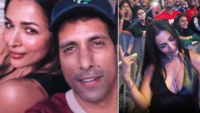 Malaika Arora spotted with rumoured boyfriend Rahul Vijay at AP Dhillon concert; photos go viral