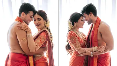 Kalidas Jayaram and Tarini Kalingarayar's stunning wedding photos go viral on social media [CHECK]
