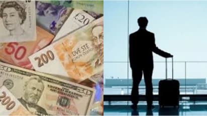 ട്രോളി ബാഗിൽ ഡോളർ, പൗണ്ട്, യൂറോ, റിയാൽ; വിമാനത്താവളത്തിൽ വിദേശ കറൻസികളുമായി യുവാവ് പിടിയിൽ, മൂല്യം 26 ലക്ഷം