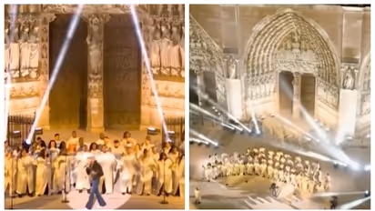 നോത്രദാം കത്തീഡ്രല്‍ വിശ്വാസികൾക്കായി വീണ്ടും തുറന്നു; പക്ഷേ, അള്‍ത്താരയിലെ പാട്ട് പരിപാടിയിൽ വിവാദം