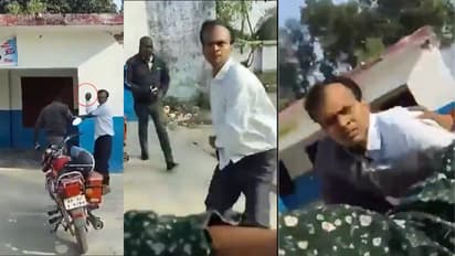 बाराबंकी: शिक्षकाचा चाकू हल्ला, व्हिडिओ व्हायरल