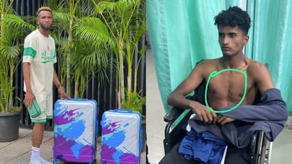 സെവൻസ് മത്സരത്തിനിടെ വീണുകിടന്ന എതിർതാരത്തിന്റെ നെഞ്ചിൽ ബൂട്ടിട്ട് ചവിട്ടിക്കയറിയ വിദേശ താരത്തിന് വിലക്ക്