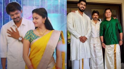 ஜம்முனு மாப்பிள்ளை போல் வந்து கீர்த்தி சுரேஷ் திருமணத்தில் கலந்துகொண்ட விஜய்!